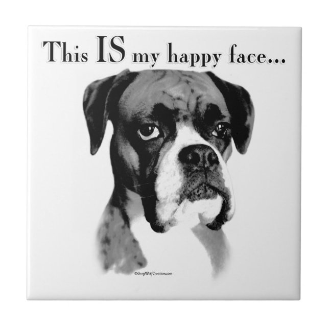 Azulejo Boxer Happy Face (Frente)