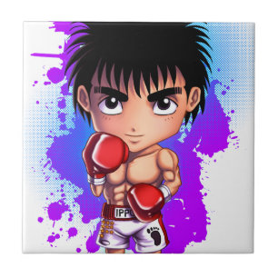 Azulejo Boxing Guyboxing, boxer, chibi, manga, kickboxer,