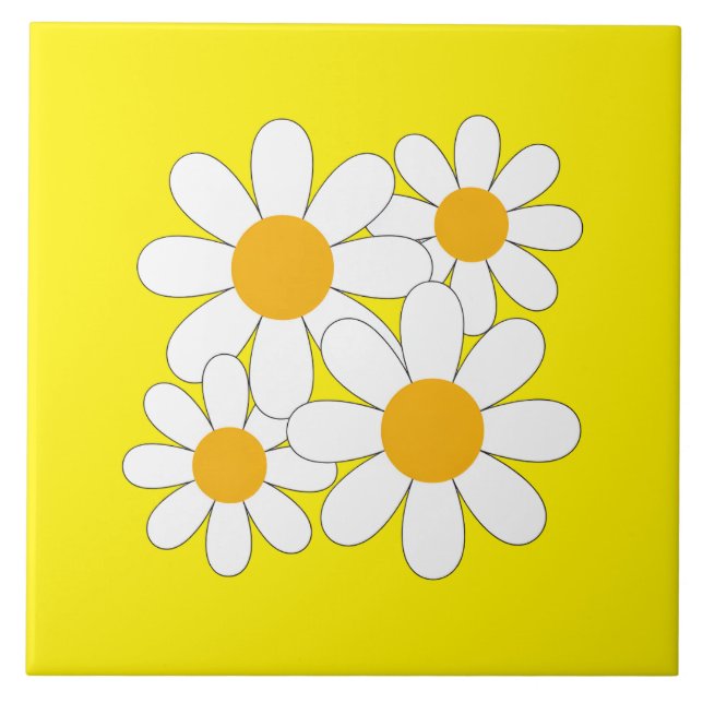 Azulejo Bright and Bold Daisy (Frente)
