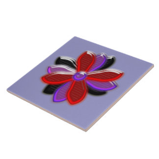 Azulejo Brillante Daisy Flower Tile