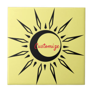 Azulejo Brillante Sun Crescent Moon Thunder_Cove