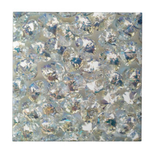 Azulejo Brillantes Cristales Cerámica Tile Trivet