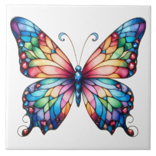 Azulejo Brillo de mariposa de vidrio grandioso