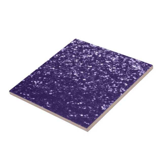 Azulejo Brillo de purpura ultra violeta oscuro (Lado)