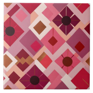 Azulejo Bronce rosado rojo