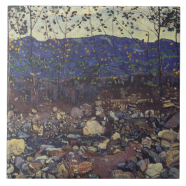 Azulejo Brook forestal en Leissigen, Suiza (Paisaje)