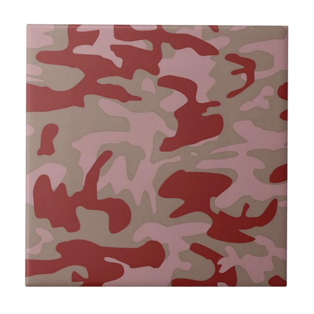 Azulejo Brown Rust Camo Camouflage (Frente)