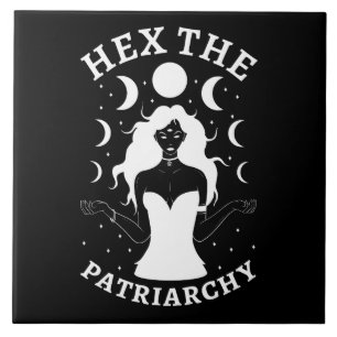 Azulejo Bruja Feminista - Maldice Al Patriarcado II