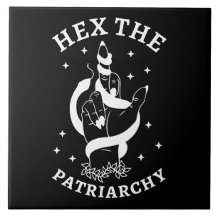 Azulejo Bruja Feminista - Maldice Al Patriarcado III