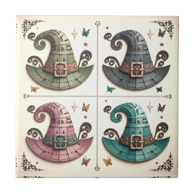 Azulejo Brujas caprichosas (Frente)