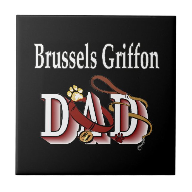 Azulejo Brussels Griffon Dad (Frente)