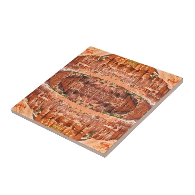 Azulejo Bryce Canyon Park Utah Landscape Hoodoos Photo (Lado)