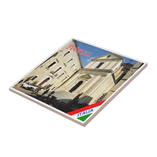 Azulejo BSL008 POTENZA, Basilicata, Italia, (Lado)