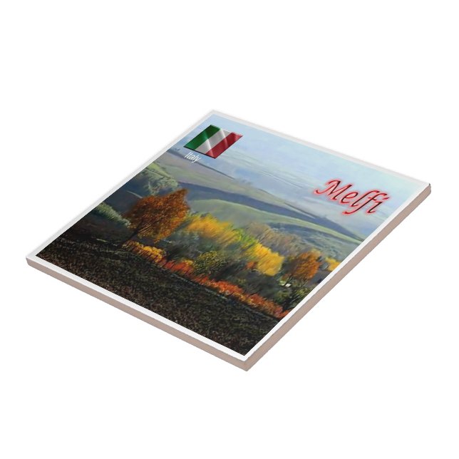 Azulejo BSL012 MELFI, Basilicata, Italia, (Lado)