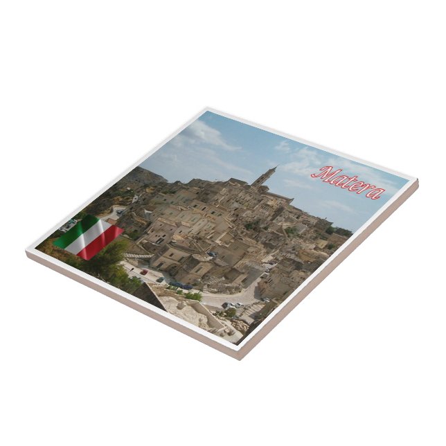 Azulejo BSL016 MATERA Los Sassi de Matera, (Lado)