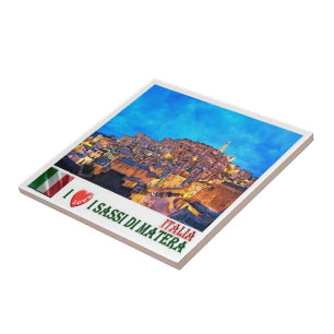 Azulejo BSL018 MATERA Los Sassi de Matera I Love,