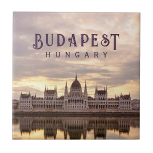 Azulejo Budapest Hungría parlamento paisaje viaje foto