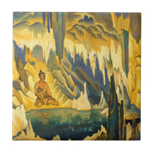 Azulejo Buddha the Winner (Arte Budista) (de Roerich)