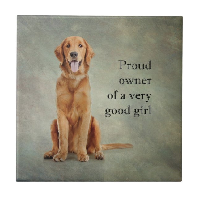 Azulejo Buen Chica Golden (Frente)