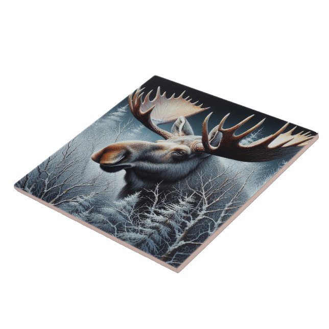 Azulejo Bull Moose (Lado)