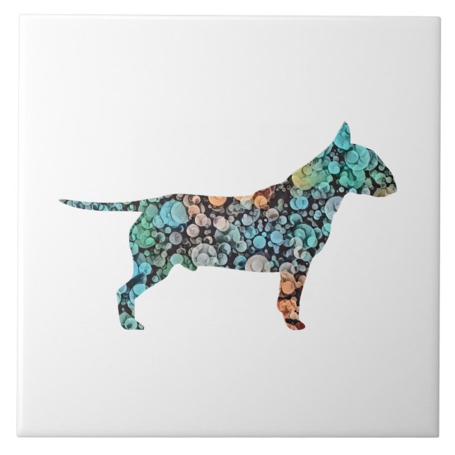 Azulejo Bull Terrier Dog Lover (Frente)
