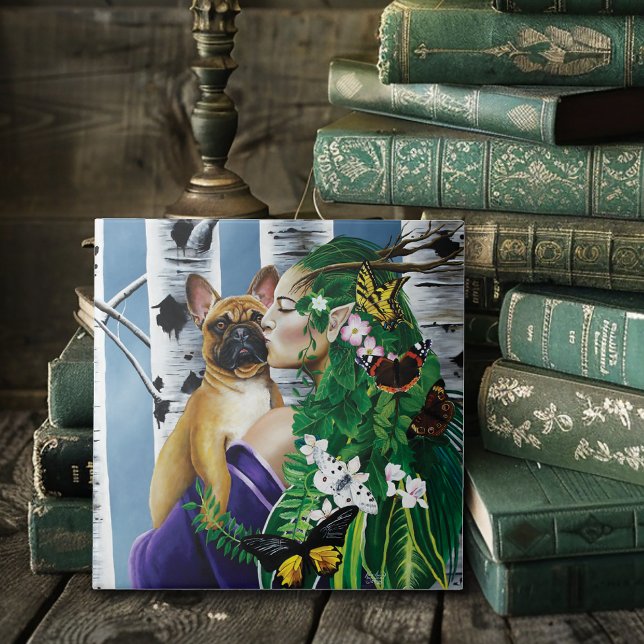 Azulejo Bulldog francés Dryad Fantasy (Subido por el creador)
