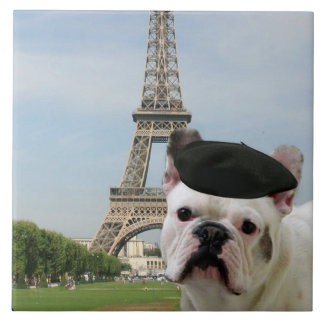 Azulejo Bulldog francés en París