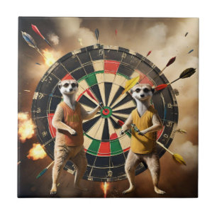 Azulejo Bullseye Burrow: Liga Meerkat Dart,