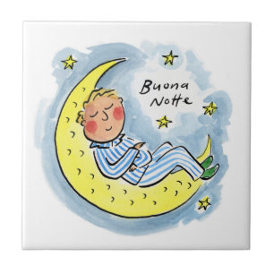 Azulejo Buona Notte