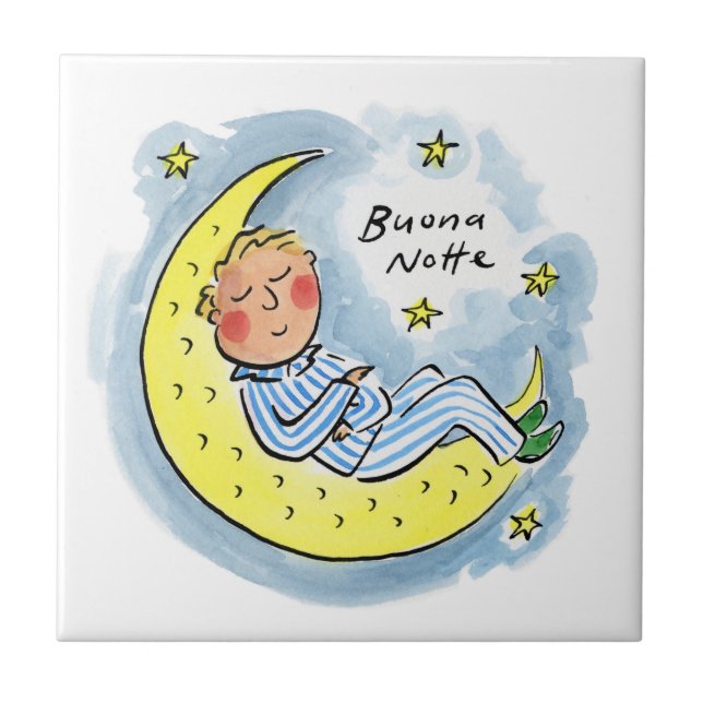 Azulejo Buona Notte (Frente)