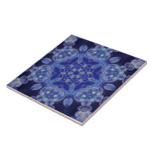 Burbujas fractarias - Mosaico cerámico