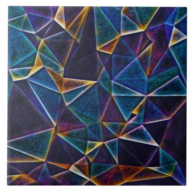 Azulejo Burbujas rotas Cerámica Tile (Frente)