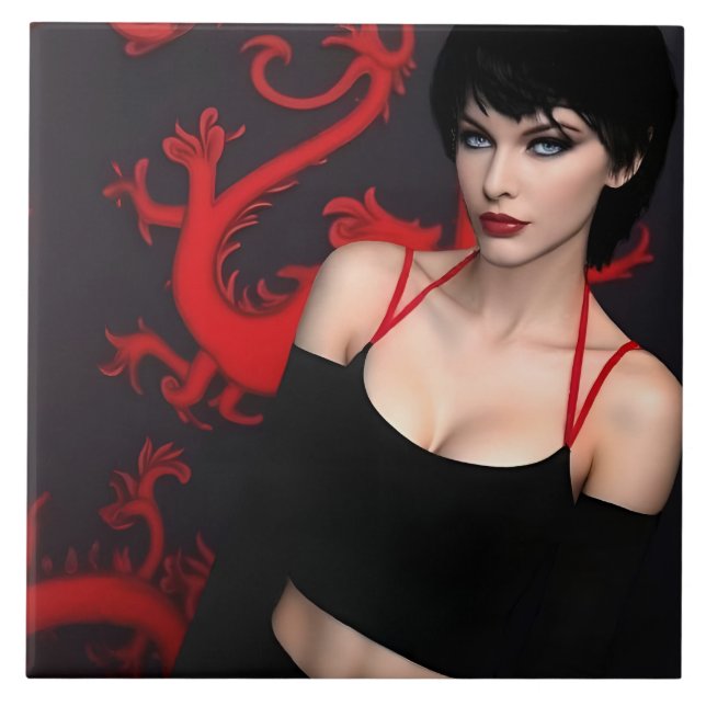 Azulejo Burnt Out Souls ceramic tile (Frente)