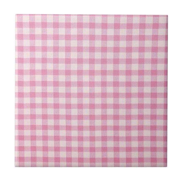 Azulejo C cuadros rosa bebé (Frente)