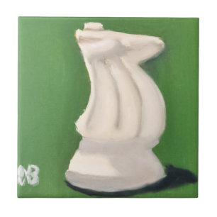 Azulejo Caballero Blanco