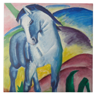 Azulejo Caballo Azul (animal bruto) (por Marc Franz)