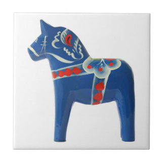Azulejo Caballo azul de Dala del sueco