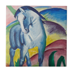 Azulejo Caballo Azul de Franz Marc, Arte Antiguo Refinado