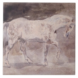 Azulejo Caballo blanco (por Eugene Delacroix)
