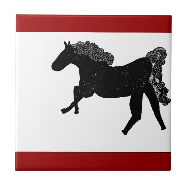 Azulejo caballo céltico 2 (Frente)