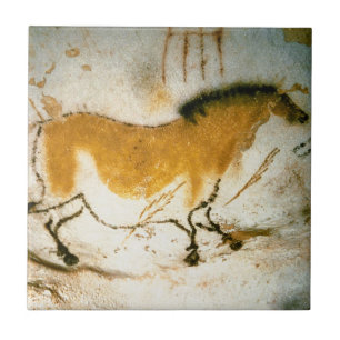 Azulejo Caballo chino, pinturas de cavernas prehistóricas 