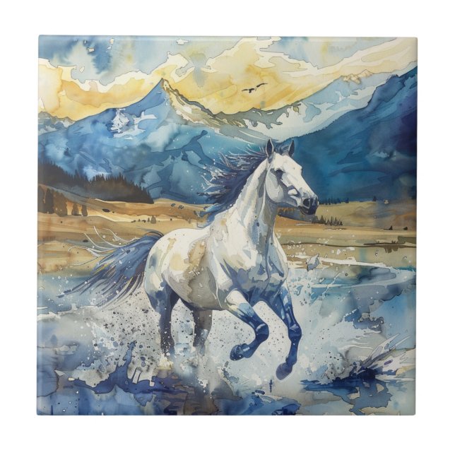 Azulejo Caballo de Montaña (Frente)