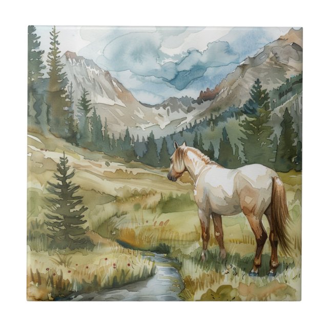 Azulejo Caballo de Montaña (Frente)