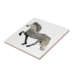 Azulejo Caballo Islandés Astrid Art Deco