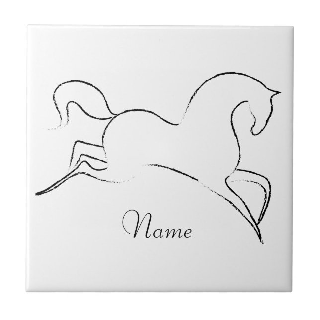 Azulejo Caballo salvaje Thunder_Cove (Frente)