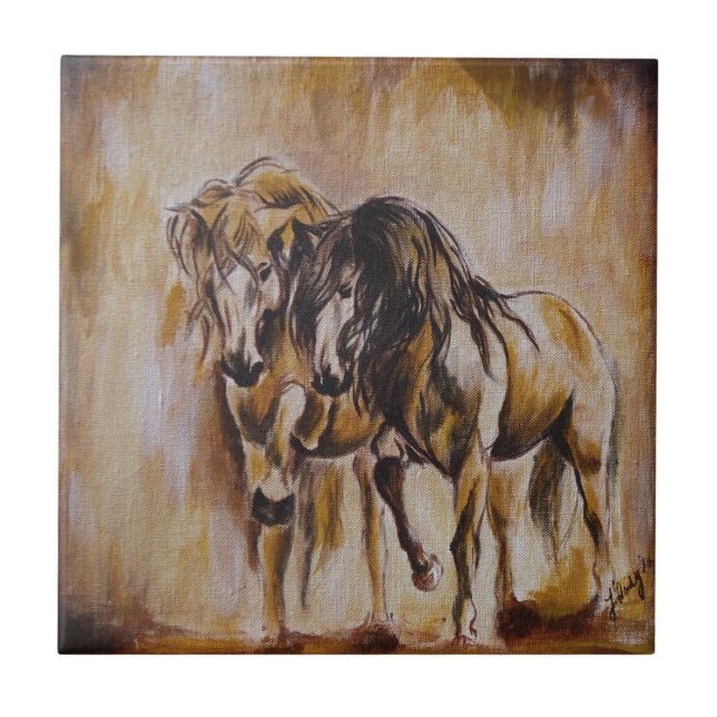 Azulejo Caballos (Frente)