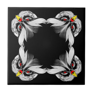 Azulejo Cabeza de búho