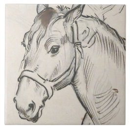 Azulejo Cabeza de caballo (por Alfred Dehodencq)