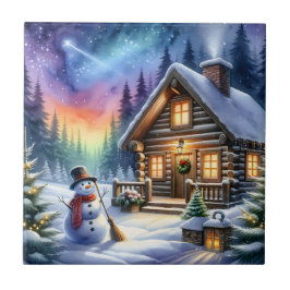 Azulejo Cabina de registro - Navidades