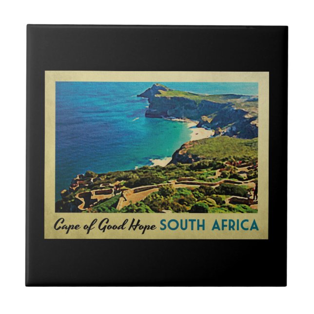 Azulejo Cabo de Buena Esperanza Sudáfrica (Frente)